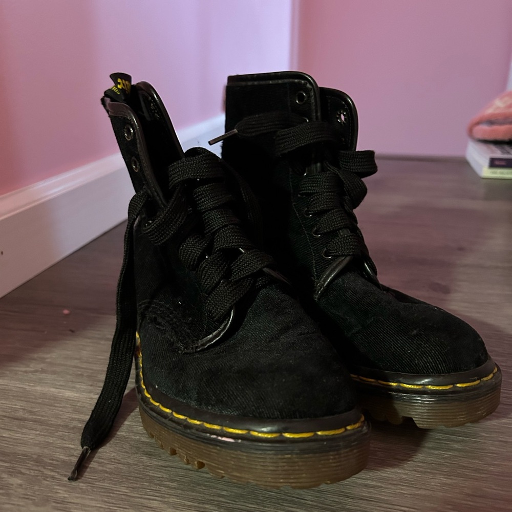 Vintage Dr Martens Made in England Corduroy Boots